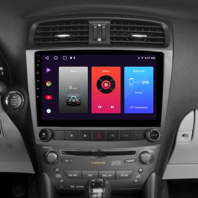 Штатна магнітола SIGMA F10216 ANDROID 10 2+32 Gb Lexus IS250 XE20 (Lp) 2005-2013 10" (L3)