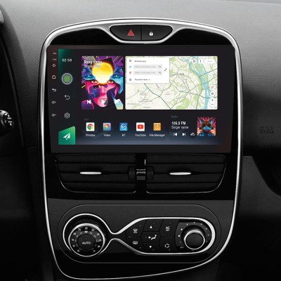 Штатна магнітола SIGMA PRO 10464 ANDROID 10 4+64 Gb 4G DSP Renault Clio 4 BH98 KH98 2012-2015 10" (L1)