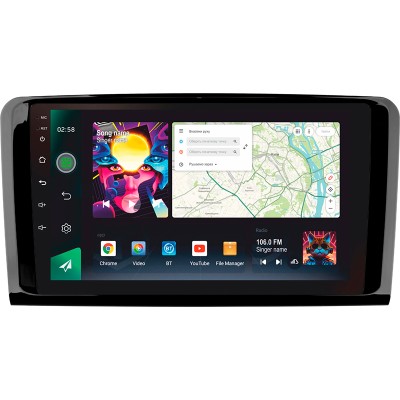 Штатна магнітола SIGMA PRO 9464 ANDROID 10 4+64 Gb 4G DSP Mercedes Benz ML GL ML350 GL320 X164 2005-2009 (F1) 9"