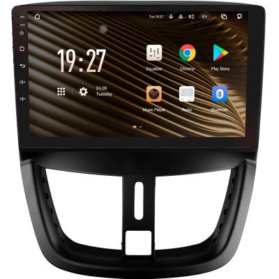 Штатна магнітола SIGMA S9432 ANDROID 10 4+32 Gb 4G DSP Peugeot 207 2006-2015 9"