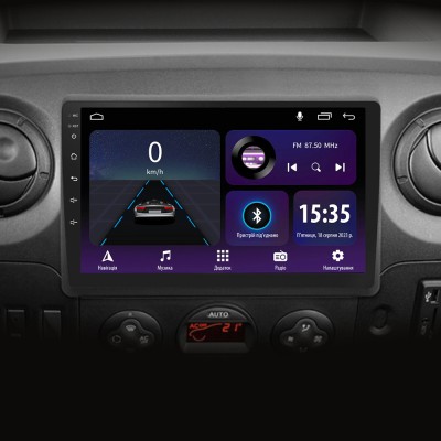 Штатна магнітола SIGMA E10232 ANDROID 10 2+32 Gb Renault Master 2010-2019 For Nissan NV400 2010-2020 For Opel Movano 2 2010-2019 (F1) 10"