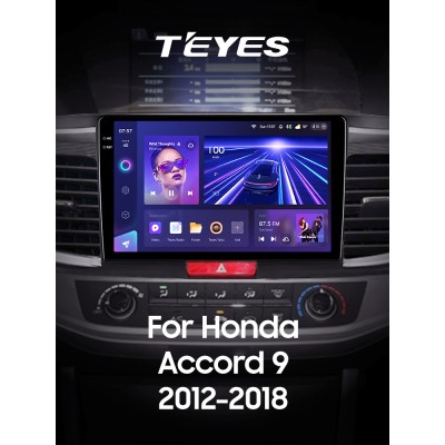 Штатна магнітола Teyes CC3 6+128 Gb Honda Accord 9 CR 2012-2018 10" 2k (L1)