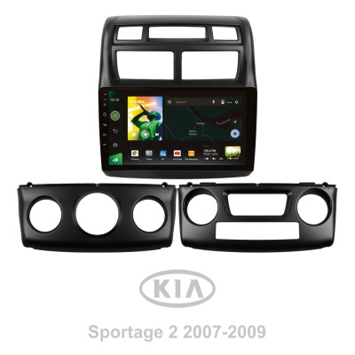 Штатна магнітола SIGMA X9464 ANDROID 10 4+64 Gb 4G DSP Kia Sportage 2 2007-2009 9"