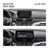 Штатна магнітола Teyes LUX ONE 6+128 Gb Honda Accord 10 CV 2017-2023 (B) 12.3"