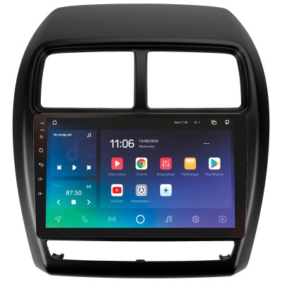 Штатна магнітола SIGMA X9432 ANDROID 10 4+32 Gb 4G DSP Mitsubishi ASX 1 (Left hand drive) 2016-2023 (A) 9"