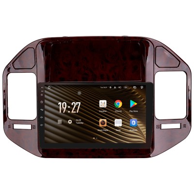 Штатна магнітола SIGMA S9432 ANDROID 10 4+32 Gb 4G DSP Mitsubishi Pajero 3 V70 V60 1999-2006 (brown) 9"