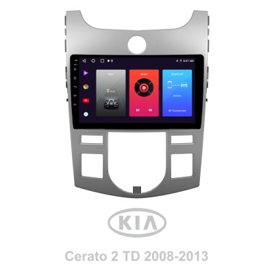 Штатна магнітола SIGMA F9216 ANDROID 10 2+32 Gb Kia Cerato 2 TD 2008-2013 (F2) 9"