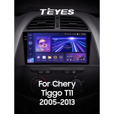 Штатна магнітола Teyes CC3 6+128 Gb з коловим оглядом 360° Chery Tiggo T11 1 2005 - 2013 9" 2k