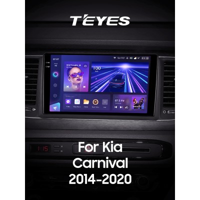 Штатна магнітола Teyes CC3 4+64 Gb Kia Carnival 3 YP (F1) 2014-2021 (A) 9" 2k