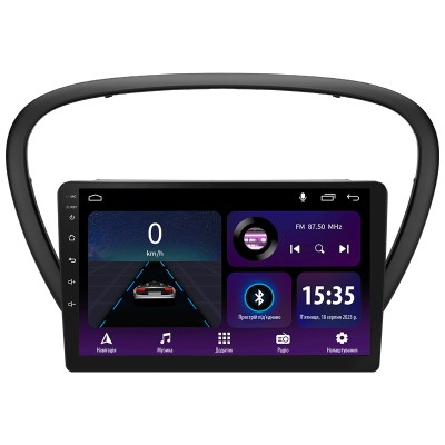Штатна магнітола SIGMA E9232 ANDROID 10 2+32 Gb Peugeot 607 2004-2010 9" (L1)