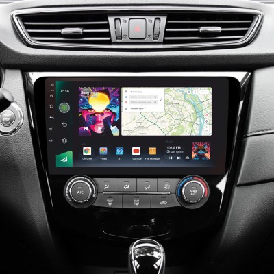Штатна магнітола SIGMA PRO 10464 ANDROID 10 4+64 Gb 4G DSP Nissan X-Trail X Trail 3 T32 2013-2022- (F1) Manual air conditioning (AB) 10"