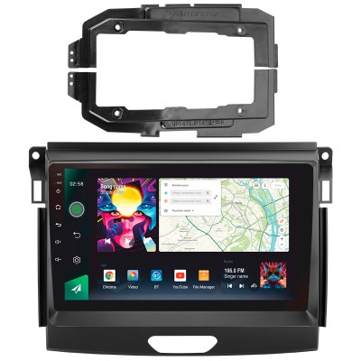 Штатна магнітола SIGMA PRO 9464 ANDROID 10 4+64 Gb 4G DSP Ford Ranger P703 2015-2022 (B) 9"