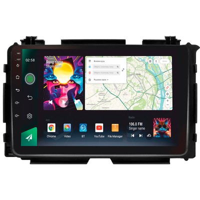 Штатна магнітола SIGMA PRO 9464 ANDROID 10 4+64 Gb 4G DSP Honda Vezel HR-V HRV 2015-2018 9"