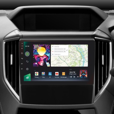 Штатна магнітола SIGMA PRO 9464 ANDROID 10 4+64 Gb 4G DSP Subaru Forester 5 2018-2023 9"
