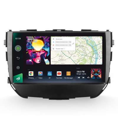 Штатна магнітола SIGMA PRO 9464 ANDROID 10 4+64 Gb 4G DSP Suzuki Vitara Brezza 2016-2019 9"