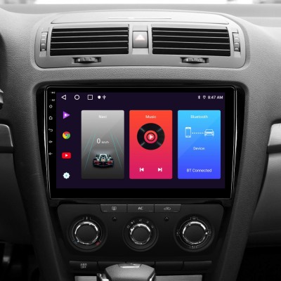 Штатна магнітола SIGMA F10216 ANDROID 10 2+32 Gb Skoda Octavia 2 A5 2008-2013 10" black