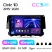 Штатна магнітола Teyes CC3 6+128 Gb з коловим оглядом 360° Honda Civic 10 FC FK 2015-2020 9" 2k