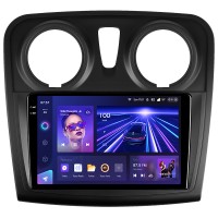Штатна магнітола Teyes CC3 6+128 Gb з коловим оглядом 360° Renault Logan 2 2012-2022 Sandero 2 2013-2022 (F2) (A) 9" 2k
