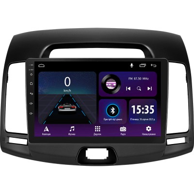 Штатна магнітола SIGMA E9232 ANDROID 10 2+32 Gb Hyundai Elantra 4 HD 2006-2012 9"
