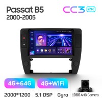 Штатна магнітола Teyes CC3 4+64 Gb Volkswagen Passat B5 2000-2005 9" 2k