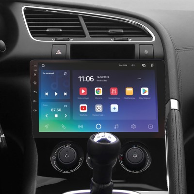 Штатна магнітола SIGMA X9432 ANDROID 10 4+32 Gb 4G DSP Peugeot 3008 1 2009-2016 (F1) 9"