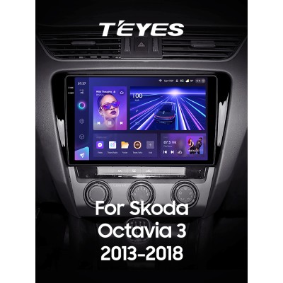 Штатна магнітола Teyes CC3 6+128 Gb Skoda Octavia 3 A7 2013-2018 (B) 10" 2k