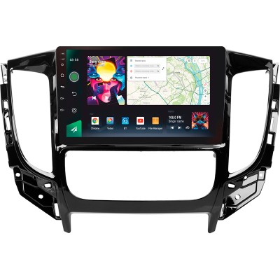 Штатна магнітола SIGMA PRO 9464 ANDROID 10 4+64 Gb 4G DSP Mitsubishi L200 5 (F1) (Manual air conditioning) 2015-2019 9"