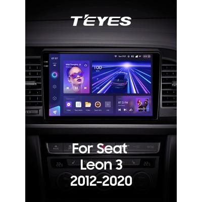 Штатна магнітола Teyes CC3 6+128 Gb Seat Leon 3 2012-2020 (F3) 9" 2k