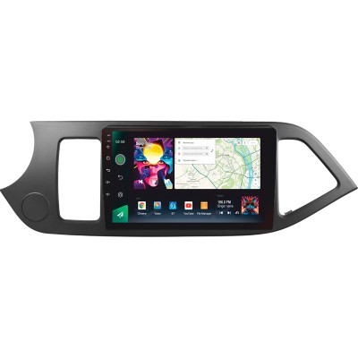 Штатна магнітола SIGMA PRO 9464 ANDROID 10 4+64 Gb 4G DSP Kia Morning 2011-2017 9"