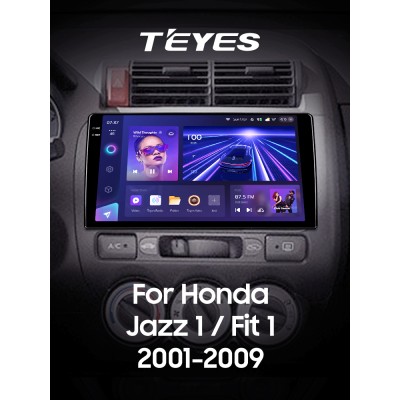 Штатна магнітола Teyes CC3 4+32 Gb Honda Jazz 1 GD Fit 1 2001 - 2009 9" 2k