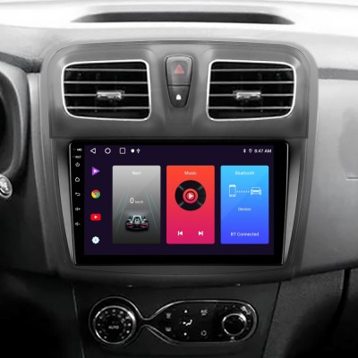Штатна магнітола SIGMA F9216 ANDROID 10 2+32 Gb Renault Logan 2 2012-2022 Sandero 2 2013-2022 (F1) (A) 9"