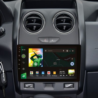 Штатна магнітола SIGMA X9464 ANDROID 10 4+64 Gb 4G DSP Renault Duster (F1) 2015-2021 / LADA Largus I 1 2021 9" (L1)