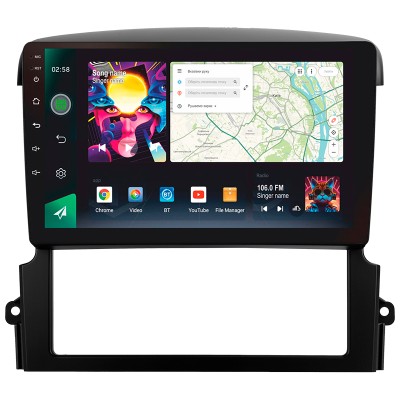 Штатна магнітола SIGMA PRO 9464 ANDROID 10 4+64 Gb 4G DSP Kia Sorento BL 2002 - 2011 9"