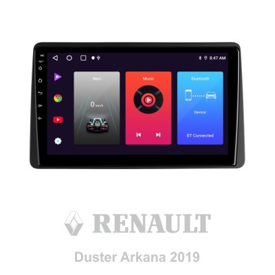 Штатна магнітола SIGMA F10216 ANDROID 10 2+32 Gb Renault Duster HM 2 2020-2023 (F1) 10"
