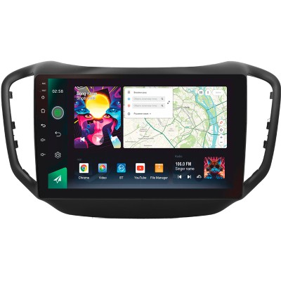 Штатна магнітола SIGMA PRO 10464 ANDROID 10 4+64 Gb 4G DSP Chery Tiggo 5 2014 - 2018 10"