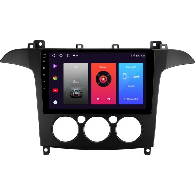 Штатна магнітола SIGMA F9216 ANDROID 10 2+32 Gb Ford S-MAX 1 2006-2015 (F2) 9"