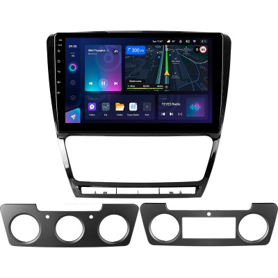 Штатна магнітола Teyes CC3L 4+32 Gb Skoda Octavia 2 A5 2008-2013 10" black