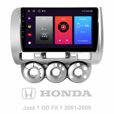 Штатна магнітола SIGMA F9216 ANDROID 10 2+32 Gb Honda Jazz 1 GD Fit 1 2001 - 2009 9"