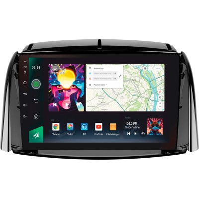 Штатна магнітола SIGMA PRO 9464 ANDROID 10 4+64 Gb 4G DSP Renault Koleos 2008 - 2016 (B) 9" (L1)