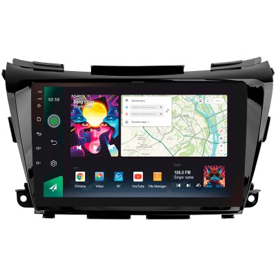 Штатна магнітола SIGMA PRO 10464 ANDROID 10 4+64 Gb 4G DSP Nissan Murano 3 Z52 2014-2020 10"
