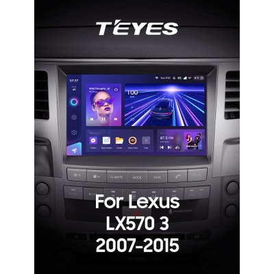 Штатна магнітола Teyes CC3 4+64 Gb Lexus LX570 J200 3 lll 2007-2015 (C) 9" 2k (L3)