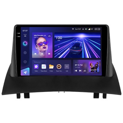 Штатна магнітола Teyes CC3 6+128 Gb з коловим оглядом 360° Renault Megane 2 2002-2009 9" 2k