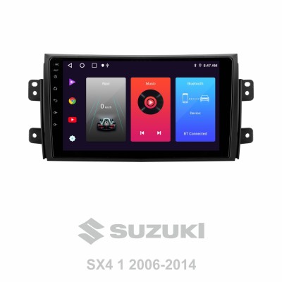 Штатна магнітола SIGMA F9216 ANDROID 10 2+32 Gb Suzuki SX4 1 2006-2014 9"