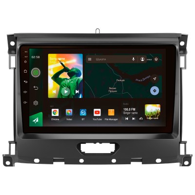 Штатна магнітола SIGMA X9464 ANDROID 10 4+64 Gb 4G DSP Ford Ranger P703 2015-2022 (A) 9"