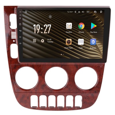 Штатна магнітола SIGMA S9432 ANDROID 10 4+32 Gb 4G DSP Mercedes Benz M-Class ML320 W163 ML320 2003-2005 LHD WOODEN 9"