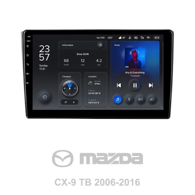 Штатна магнітола Teyes X1 2+32Gb Mazda CX-9 TB 2006-2016 10"
