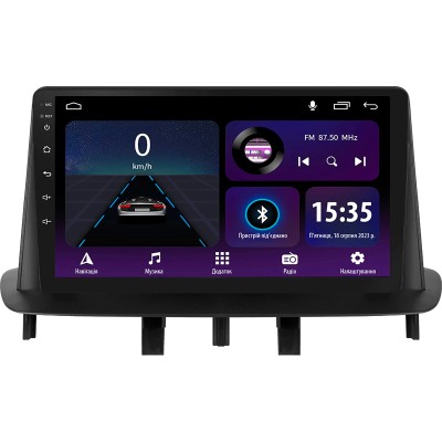 Штатна магнітола SIGMA E9232 ANDROID 10 2+32 Gb Renault Megane 3 2008-2014 9" (L1)