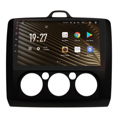Штатна магнітола SIGMA S9432 ANDROID 10 4+32 Gb 4G DSP Ford FOCUS 2004-2014 MT AC Black 9"