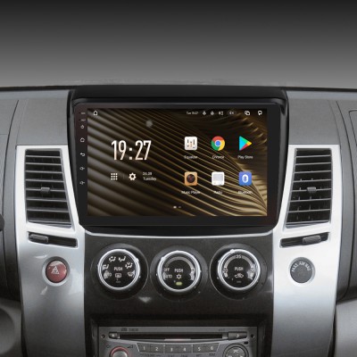 Штатна магнітола SIGMA S9432 ANDROID 10 4+32 Gb 4G DSP Mitsubishi Pajero Sport 2 L200 Triton 2008-2016 (CAN BUS) 9" (L1)