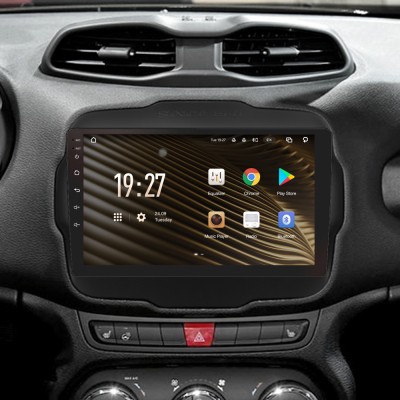 Штатна магнітола SIGMA S9432 ANDROID 10 4+32 Gb 4G DSP Jeep Renegade 2014-2018 9"